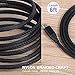 Micro USB Cable, EverDigi 3 Pack 6FT Nylon Braided Micro Charger USB to Micro USB Syncing and Charging Cord for Samsung, Kindle, Tablets, MP3 and More (Black)