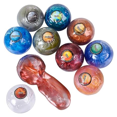Amazoncom Solar System Planet Putty Mud Set Of 9 Planets