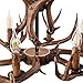 Antlers vintage Style Resin 6 light chandeliers 8688-6,Diameter 88CM Height 54CM antler chandeliers, from QIRUI Lighting