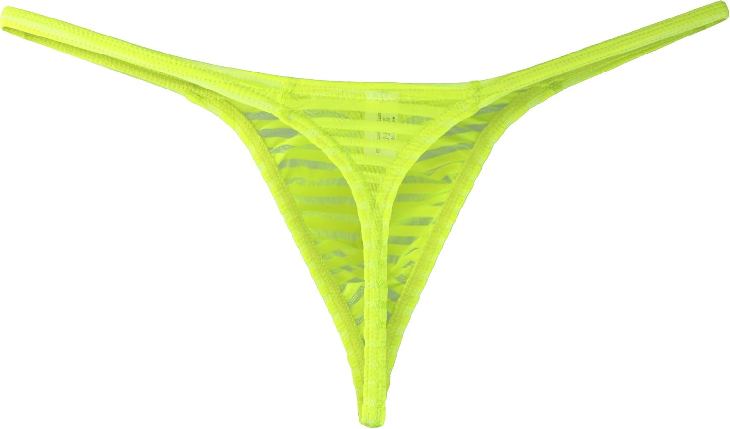 iKingsky Men's Sexy Little Thong Underwear See Through Pouch G-String Under Panties at  Men’s Clothing store
