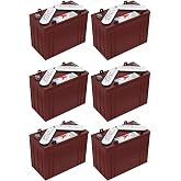 Trojan T-1275 12V Deep-Cycle Flooded Battery, 150Ah, GC12 Group, Golf Cart, Industrial, Marine, Renewable Energy Use, Pack of 6