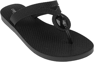 capelli flip flops black