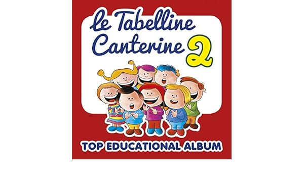 Top Educational Album Tabelline Canterine Vol 2 Versione Con