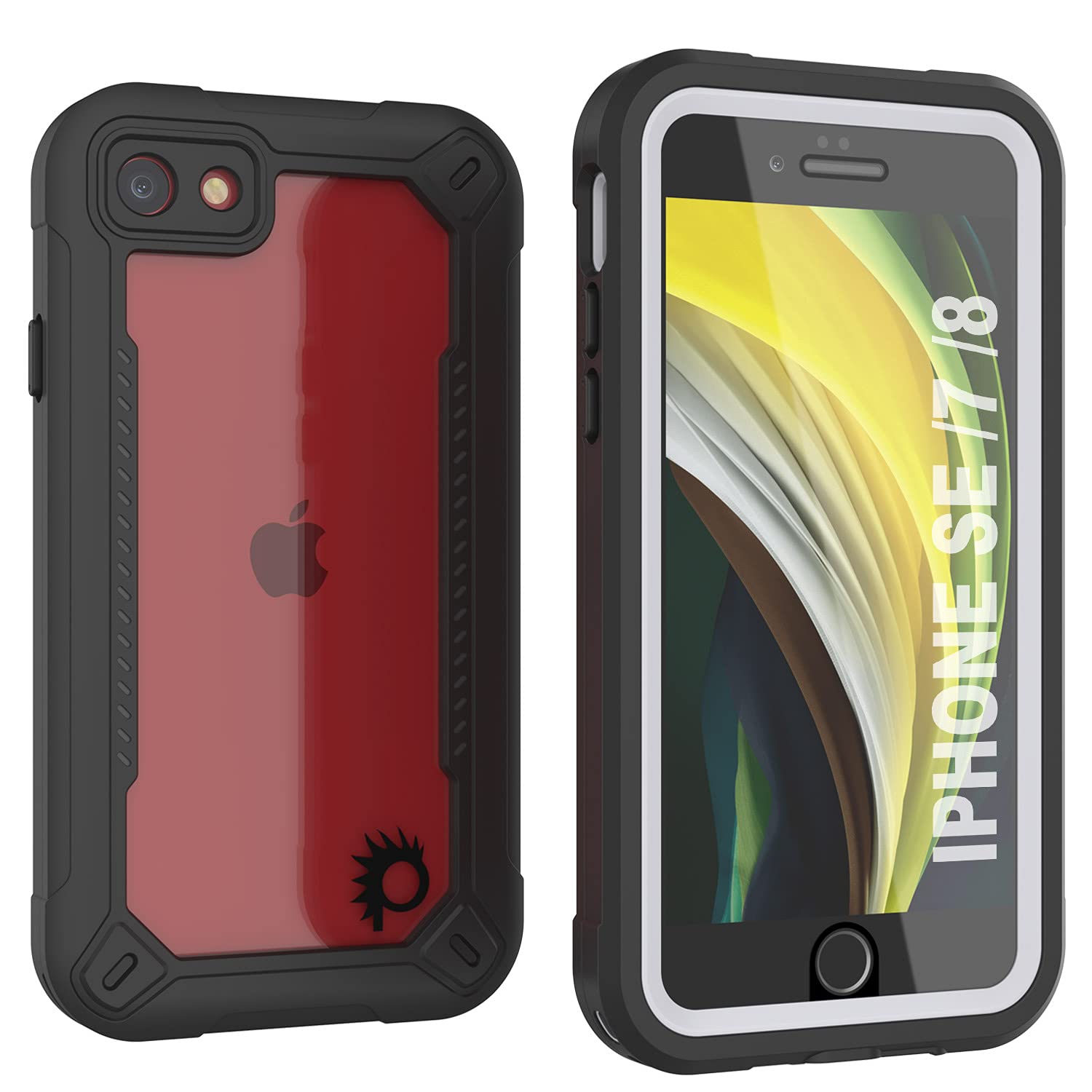 Punkcase for iPhone 7 Waterproof Case [Maximus Series] [Slim Fit] [IP68 Certified] [Shockresistant] Clear Armor Cover with Screen Protector | Ultimate Protection for iPhone 7 (4.7") (2016) [White]