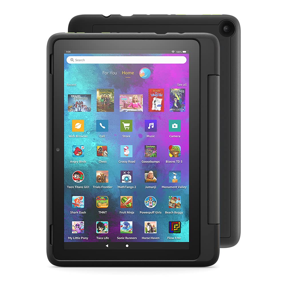 Introducing Fire HD 10 Kids Pro tablet, 10.1", 1080p Full HD, ages 6–12, 32 GB, Black