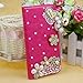 Mokingtop Rhinestone Wallet Leather Bling Cover Case for Samsung Galaxy S5 I9600