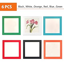 YIYINOE 8x8 Picture Frame Set of 6,Paper Photos