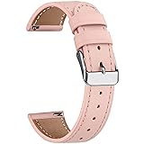18mm Quick Released Leather Watch Band Compatible
