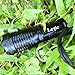 Leyic Ultra Bright CREE XML T6 LED 600 Lumen Tactical Flashlight Water Resistant Camping Torch Adjustable Focus 5 Light Modes for Indoor and Outdoor Sports