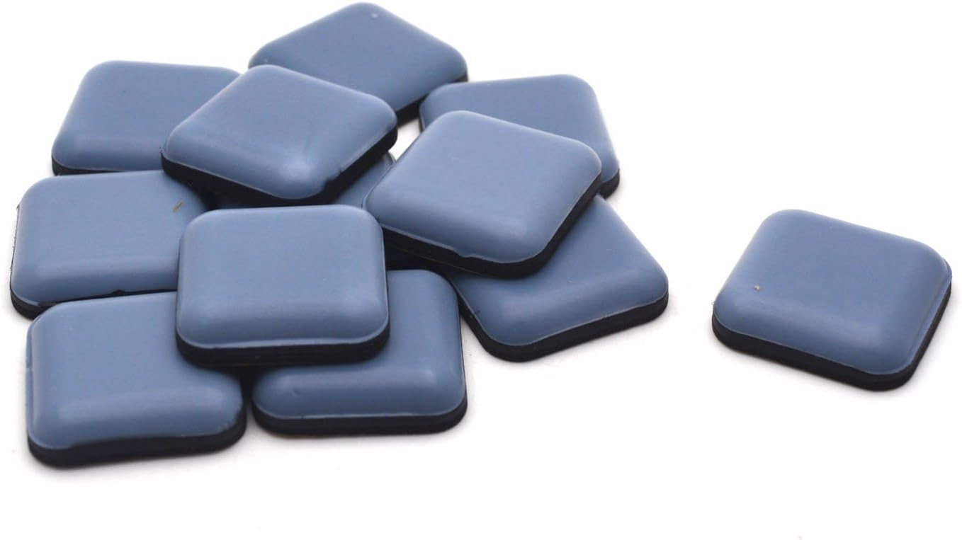 Antrader 12 pcs Furniture Sliders for Carpet 1-3/5
