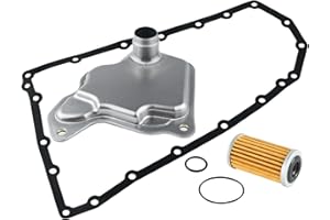 MEMOEO RE0F10D CVT Transmission Filter Oil Pan Gasket Kit 31728-28X0A Compatible with Nissan Altima NV200 Rogue Qashqai QX50 2.0L 2.5L