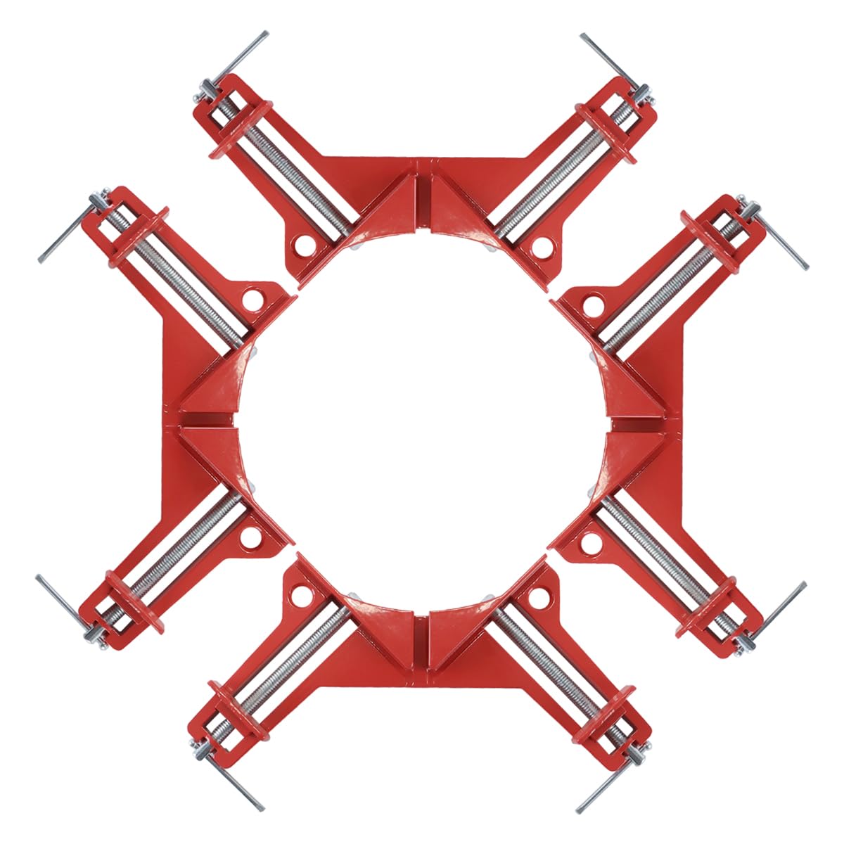 Set of 4 NUZAMAS 90 Degree 75mm/ 3 inch Right Angle Making Picture Frames Box Corner Clamps Holders Woodwork Tools