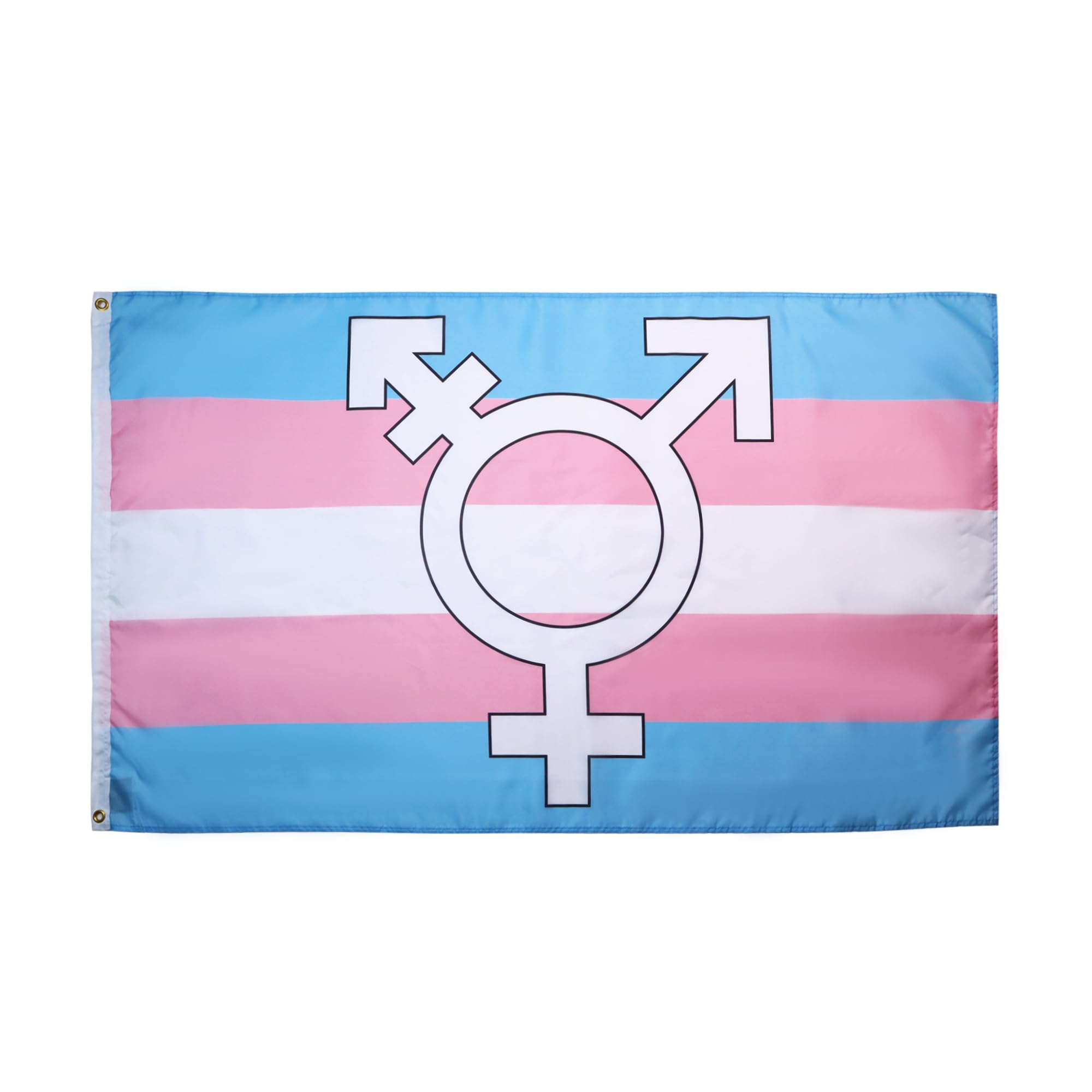 AZ FLAG - Transgender Symbol Flag - 3x5 Ft - Light Polyester Rainbow Banner with Two Brass Eyelets - Fade Resistant - Vivid Colors - 3' x 5' Feet - 150x90 Cm