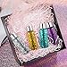 Body Glitter Gel Set 4 Colors Sequins Chunky Colorful Eyeshadow Glitter Holographic Body Gel for Festival Party Face Makeup Hair Eye Lips Shimmer Gold,Silver,Purple,Green