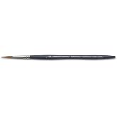 Winsor &amp; Newton Professional Watercolour Synthetic Brush, Pointed Round #6 | Synthetic Bristle Blend, Excellent Color Carrying Capacity, Resilient Spring, Shape Retention, Quality &amp; Performance