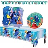 Finding Dory Children Birthday Party Tableware Pack - Serves 16