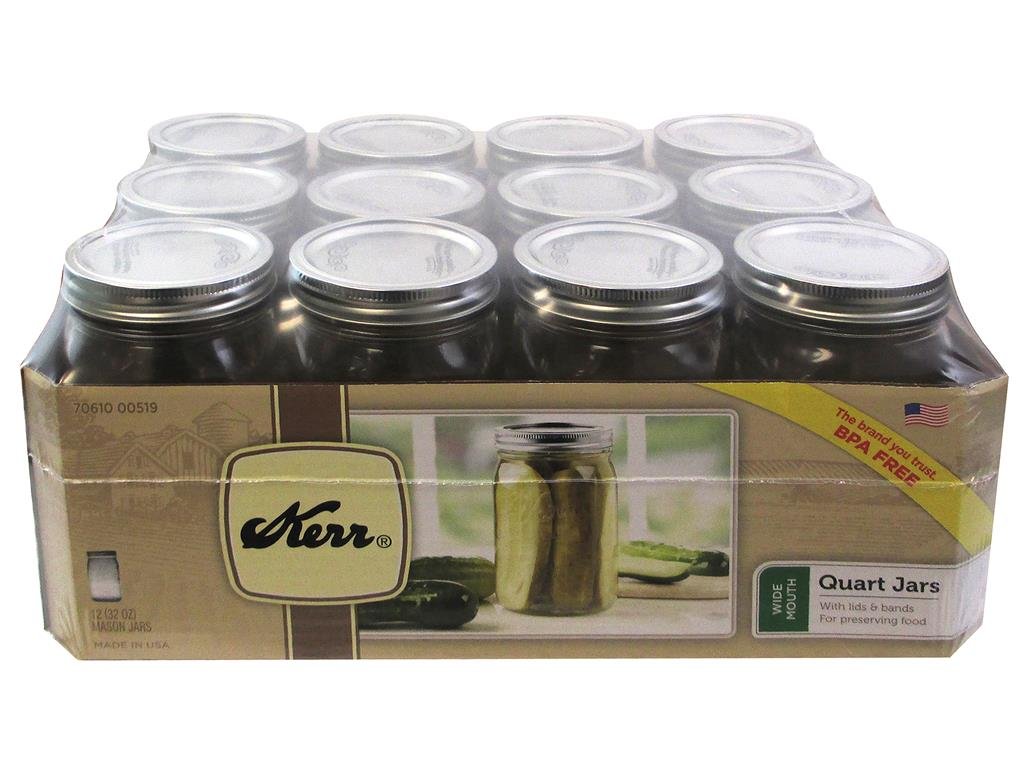 Kerr 0519 wide mouth jar quart, 32oz (case of 12) Buy Online in Kenya