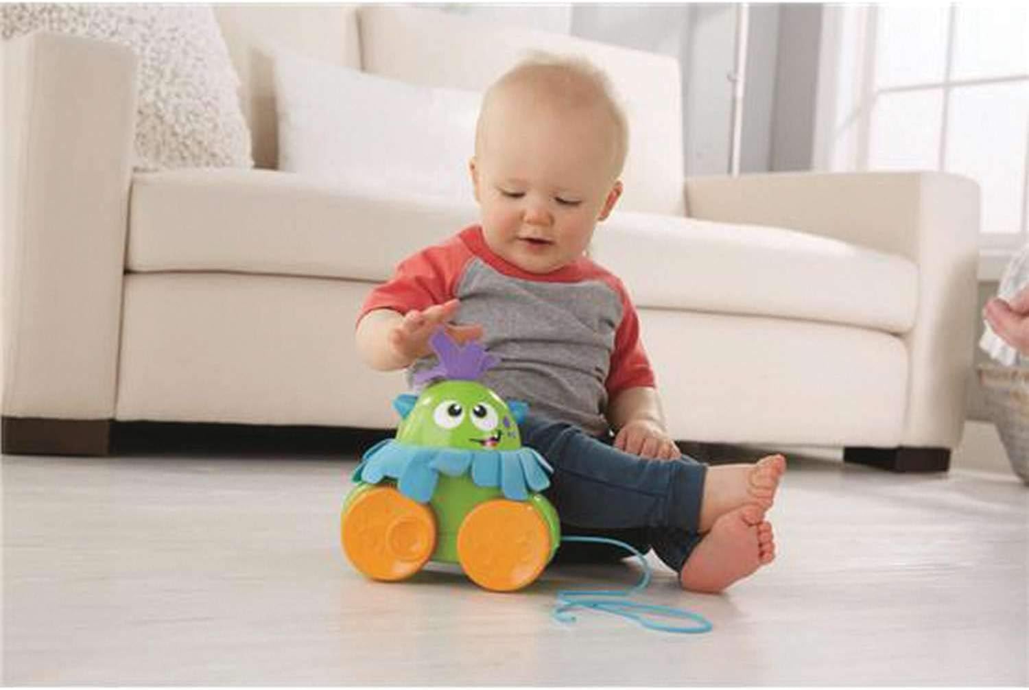 fisher price walk and whirl monster