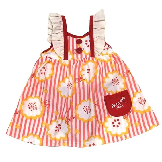 Amazon プチジャム Petitjam お花とちょうちょストライプ柄の Amazon プチジャム Petitjam お花とちょうちょストライプ柄の