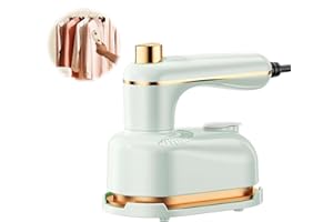 MEIAID Sakerplus Steam Iron, 2-In-1 Steamer and Iron,Continuous Steam & Dry Ironing, Portable Steamer for Clothes, Compact Lightweight Design, Suitable for Home & Travel Use (Green)