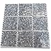 Stone Center Online Bardiglio Gray Marble 1 inch Hexagon Mosaic Tile Polished Kitchen Bath Wall Floor Backsplash Shower (1 Sheet)