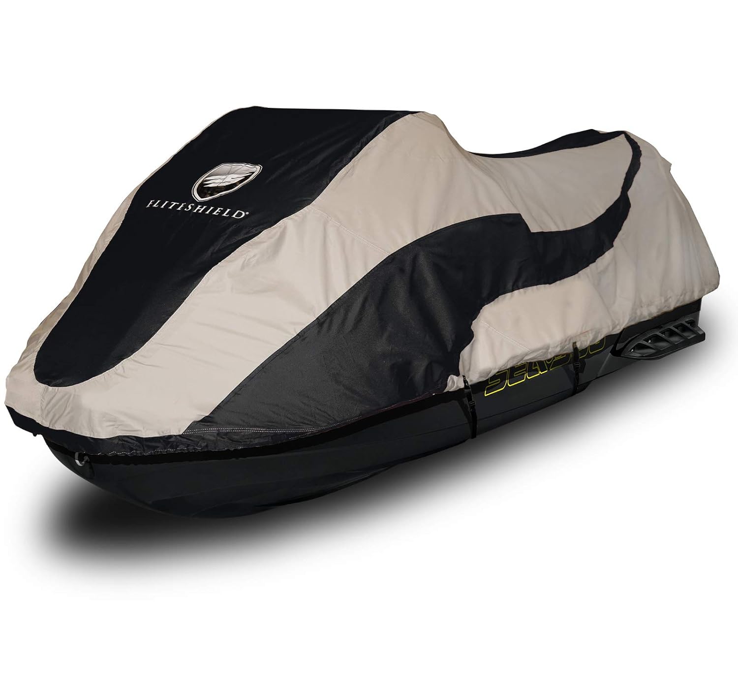 EliteShield Trailerable PWC Watercraft Jet Ski Cover Fits Stand-UP to 3 Seater