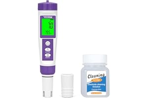 Hydrogen Water Tester, TDS Meter Digital Water Tester, ORP Meter for Drinking Water, YINMIK 6 in 1 pH Meter for Kombucha, PPM pH EC Tester for Hydroponic, H2 Meter for Hydrogen Water Tablet