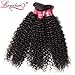 Dinoce Deep Wave Human Hair 1 Bundle For Women 100% Unprocessed Virgin Brazilian Human Hair Bundle Natural Color (Natural Black, 18 20 22 Inch)