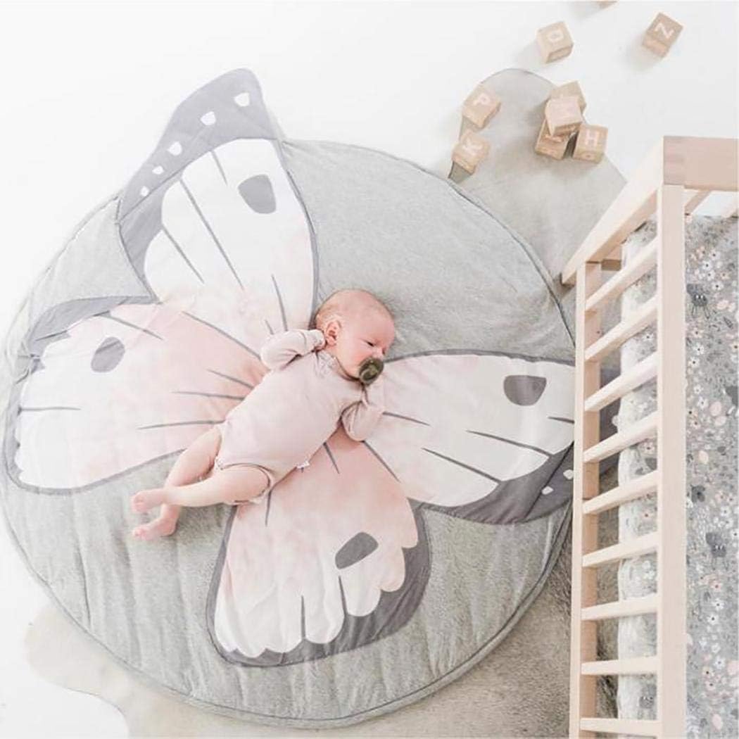 Kikole Animal Cute Kids Nursery Rug Baby Play Mat Round Carpet Home Room Decor Baby Gyms & Playmats