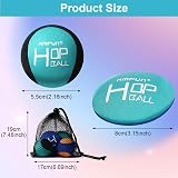 AMFUN Water Bouncing Ball 4Pcs Pool Toys Skimming Balls with Net Bag view 2