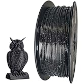 Marble PLA Filament 1.75mm 3D Printer Filament 1KG 2.2LBS Glittery Sparkle Shining PLA Material Glitter Black Sky Speckle Sparkly Galaxy Color
