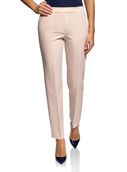 oodji Collection Damen Klassische Eng Zulaufende Hose