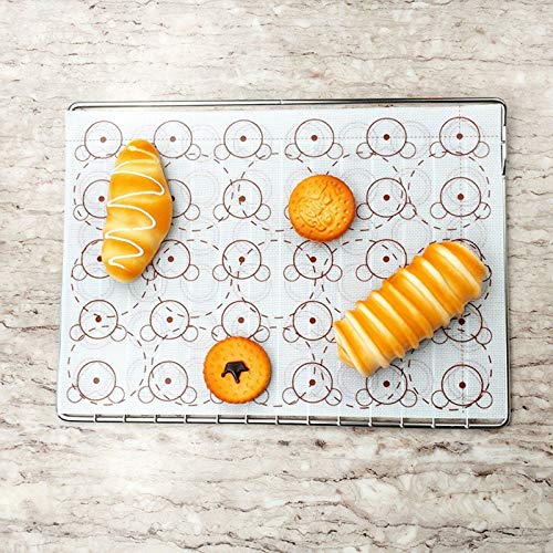 Baking Mats & Liners - Silicone Baking Mats Macaroons Mat Macaroon Home Garden Dining Dishes - Kitchen Liners Ice Mat Macaroon Oven Ribbon Mats Silicon Clip Teflon Macaron Sheet Soap Macaro - Thumbnail 3