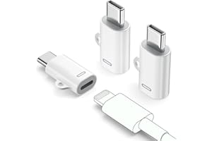 KASSDIN USB C to Lightning Adapter, 3 Pack [MFi Certified] Lightning Female to USB C Male Adapter for iPhone 15/15 Plus/15 Pro/15 Pro Max, Support Fast Charging & Data Transfer, Not for Headphone/Audio/OTG