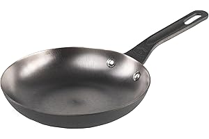 GSI Outdoors Guidecast 8” Frypan I Cast Iron, Lightweight, Gourmet Frying Pan, Camp Cookware