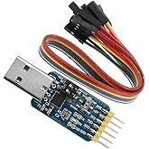 HiLetgo CP2102 USB to TTL UART 232 485 Port Multi-Functional USB Serial Debug Tool for Windows Wince Linux Mac 32 64