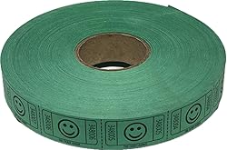 The Ticket Gurus-2000 Green Smile Tickets Single