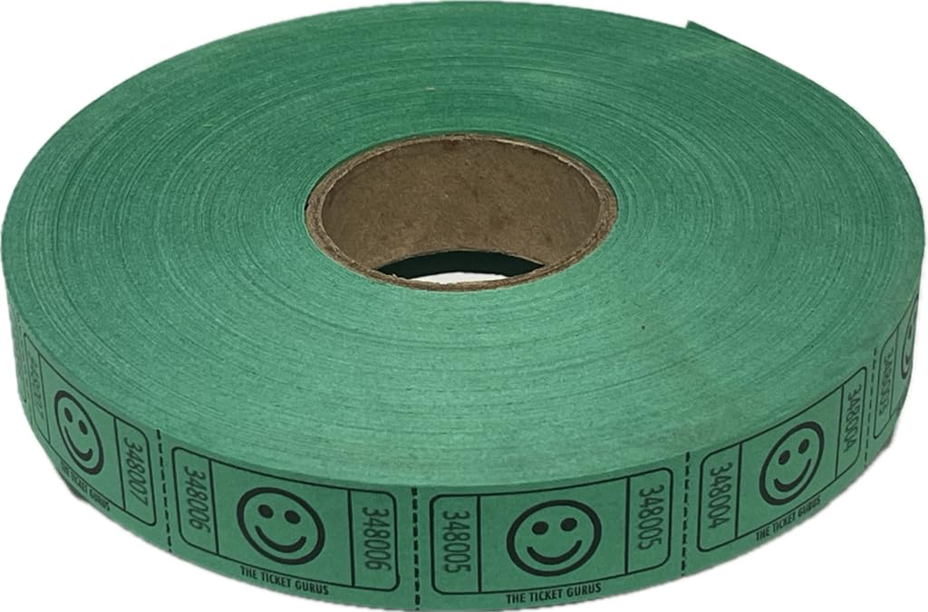 The Ticket Gurus-2000 Green Smile Tickets Single