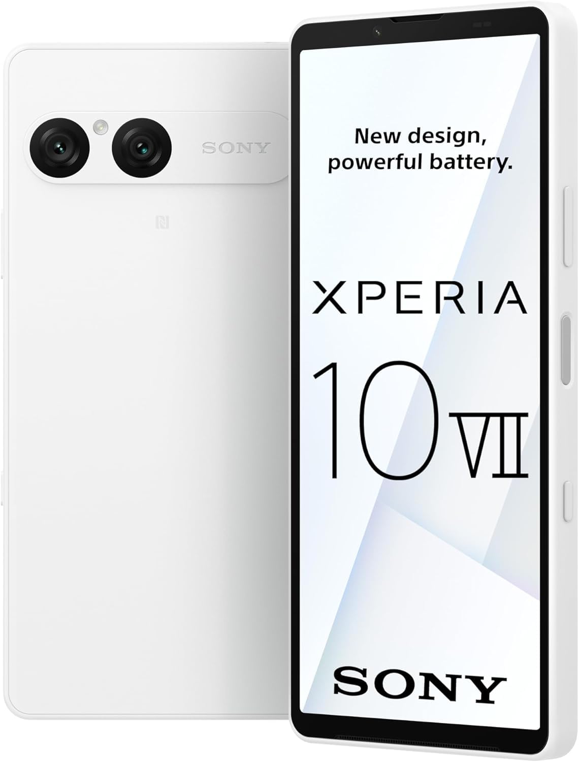 Sony Xperia 10 VII XQ-FE72 128GB 8GB Dual SIM Factory Unlocked GSM Smartphone, 5G 6.1" 120Hz OLED Display, 50MP Camera - International Version (White)