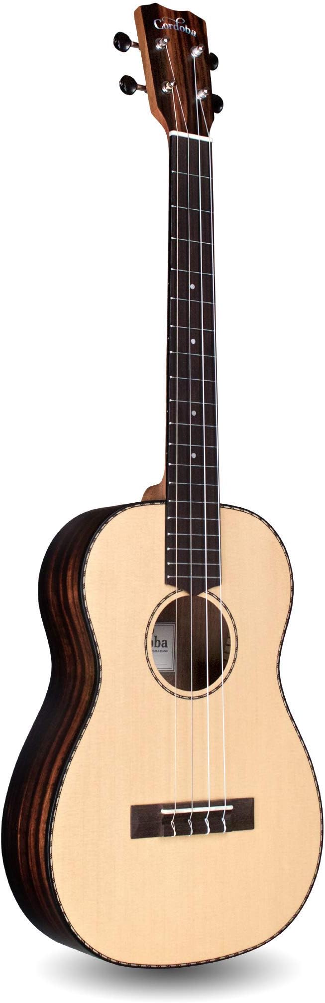Cordoba21B Spruce & Striped Ebony Baritone Ukulele