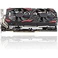 RX 580 Graphics Card, 8GB GDDR5 PC Video Graphics Card Original 256bit with 2 Cooling Fans PCI Express 3.0x16 Interface Gaming Graphics Card for Computer