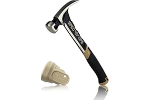 Spec Ops Tools Nailing Hammer, 20 oz, Rip Claw, Smooth Face, Shock-Absorbing Grip, 3% Donated to Veterans