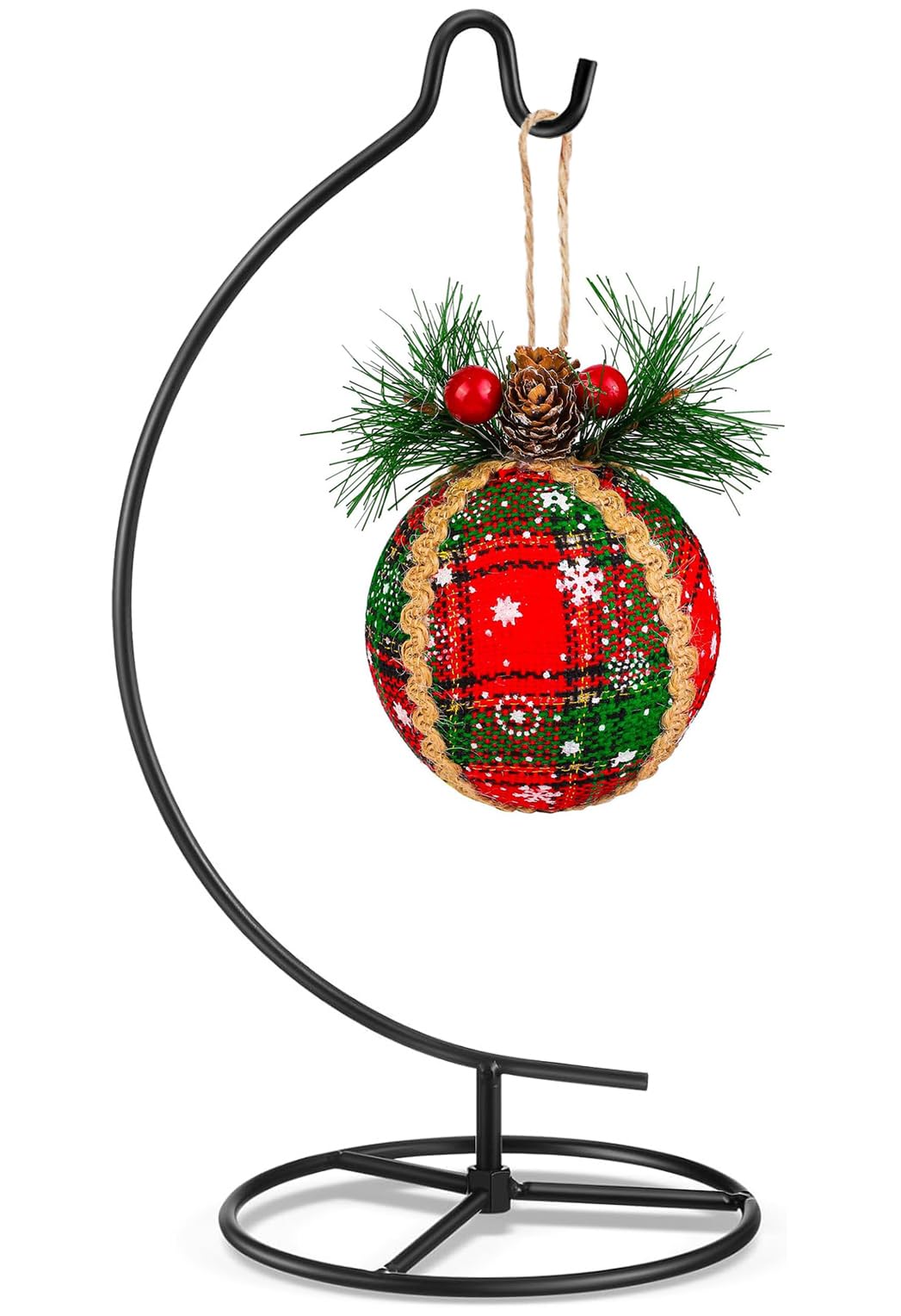 Photo 1 of ***MISSING BASE*** YOLDEGII Ornament Display Stand, Glass Ball Hanger for Hanging Air Plants Terrariums, Witch Ball, Christmas & Wedding Ornaments, Perfect for Home and Office Decor