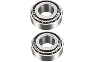 uxcell M12649/M12610 Tapered Roller Bearing Cone and Cup Set 0.8437" Bore 1.9687" O.D. 0.72" Width 2pcs