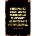 Winston Churchill Quotes Winston S Churchill Quotes Retro Vintage Decorative Metal Tin Sign 8X12 Inch, 8Inch*12Inch