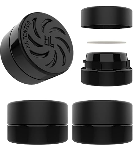 50 Stück Silikon-Glas-Behälter 15 Ml – Luftdicht Mit Deckel, Für Konzentrate & Cremes