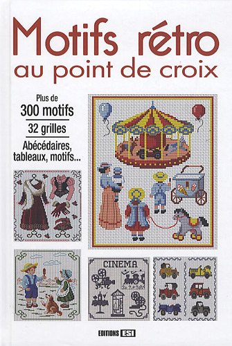 Motifs rétro au point de croix