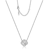 AIPPK Clover Pendant Necklace for Women 18K Gold Plated Four Leaf Clover Necklaces Lucky Simple Jewelry Gifts for Women
