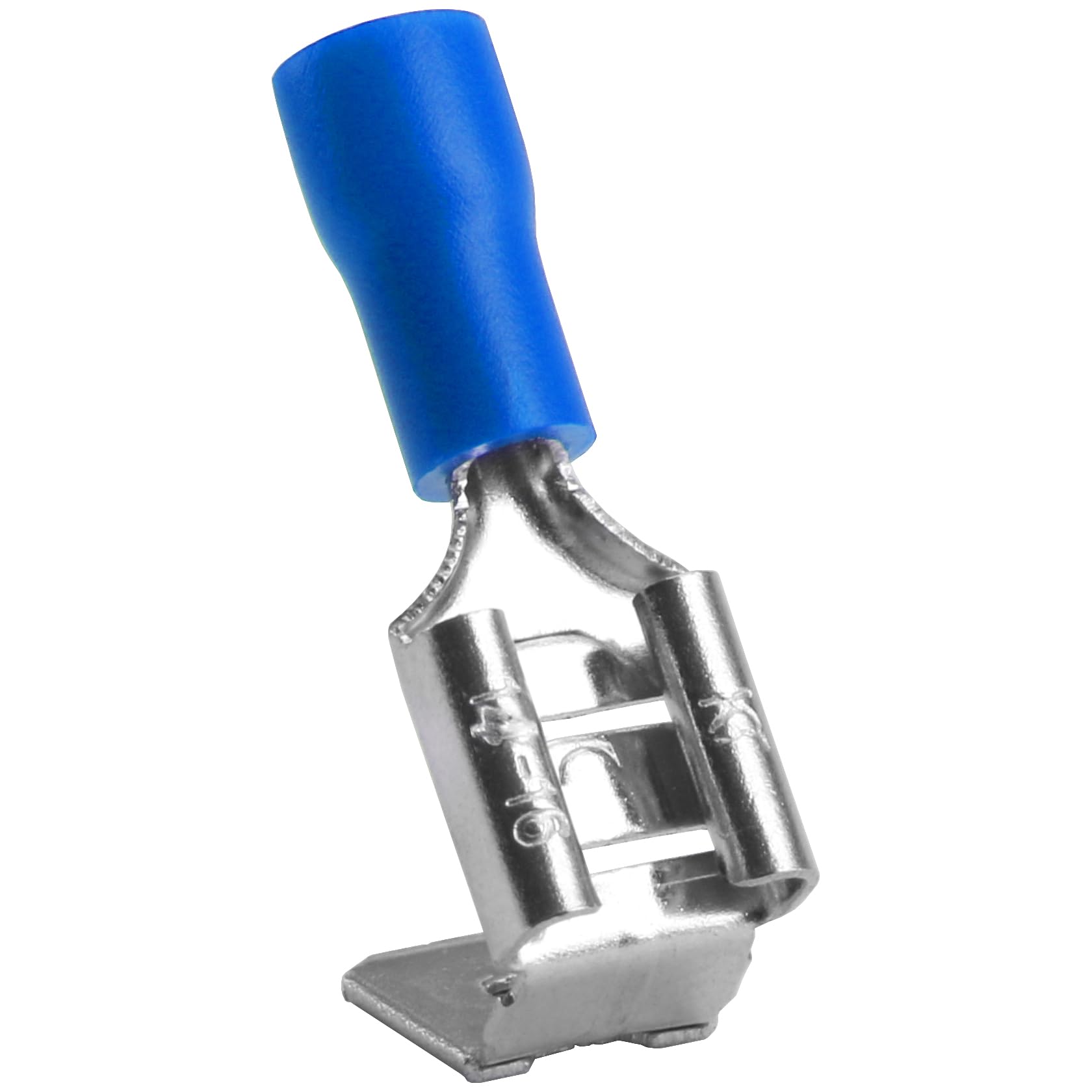 Heschen male multi-stack disconnector spade crimp terminal, PBDD 2-250, AWG 16-14, blue 100 pcs