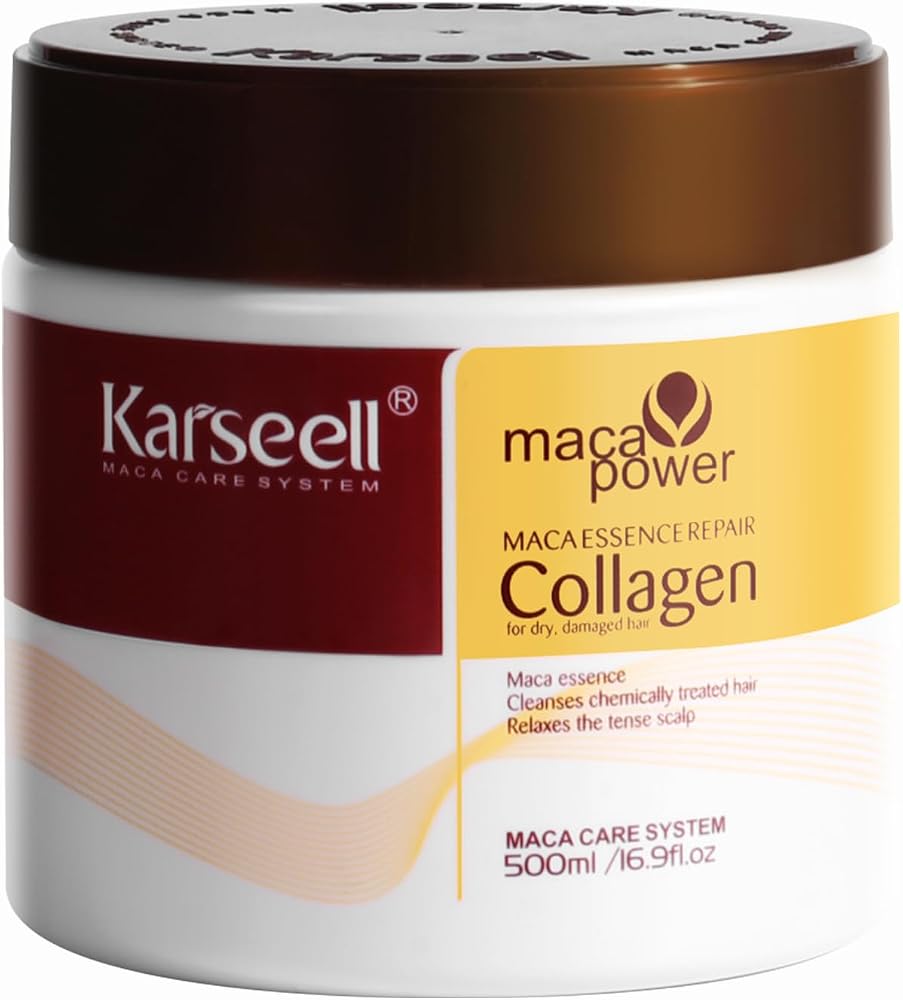 Hair Mask Karseell Deep Conditioner Argan Oil Collagen Treatment Natural Coconut Oil for Dry and Damaged Hair 16.90oz 500ml |